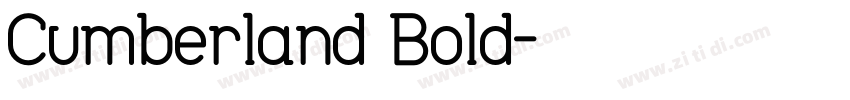 Cumberland Bold字体转换